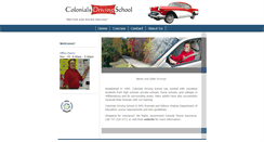 Desktop Screenshot of colonialsdrivingschool.com